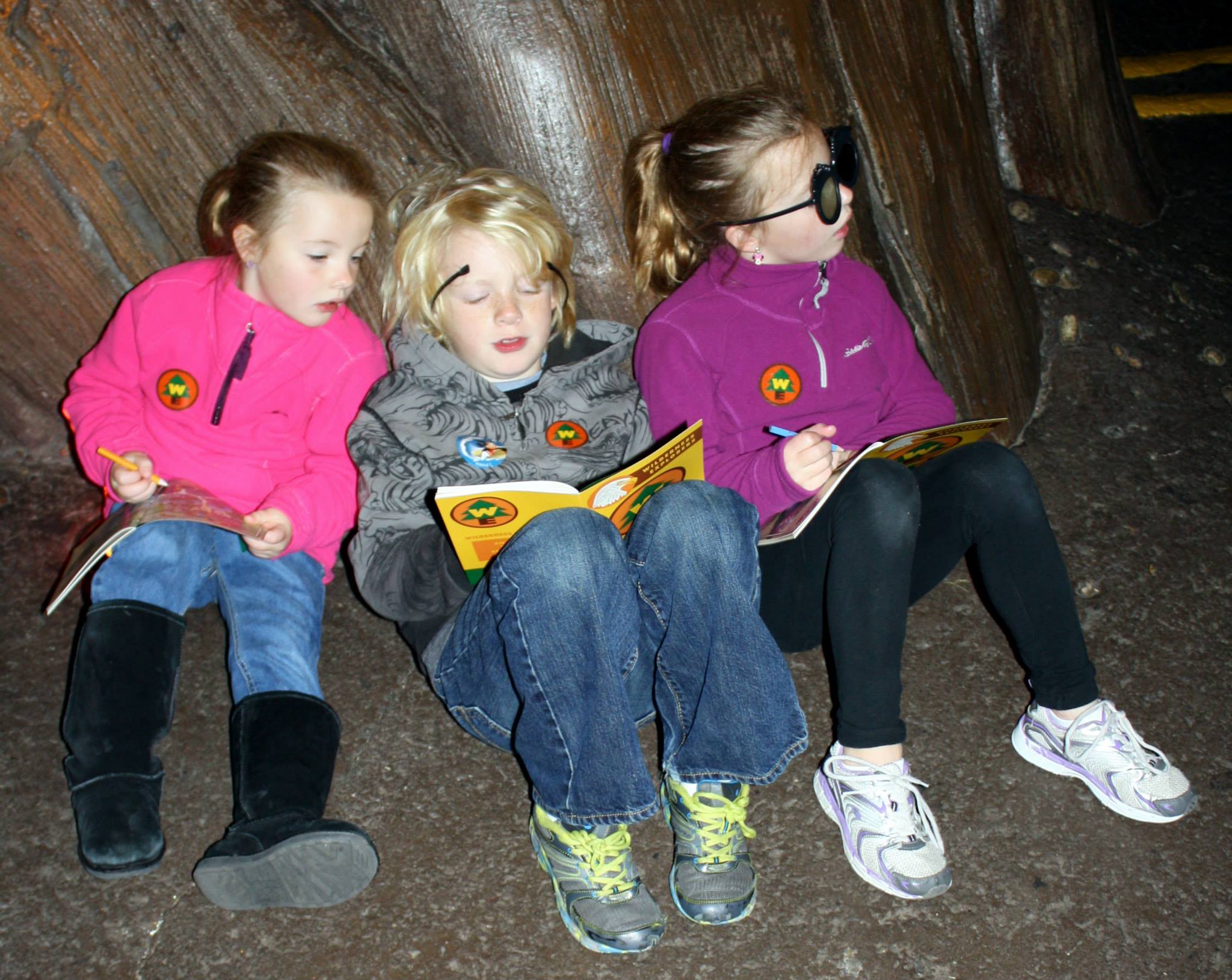 Kids doing Wilderness Explorers
